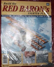 Hachette Build the Red Baron`s Fokka DR1 Fighter Sealed Issues Multi-List C