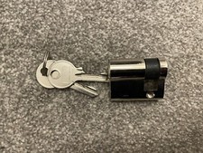 Hormann Polished Chrome 10/30 Euro Half Cylinder Lock - Original Garage Door