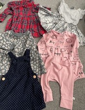 Next etc-Baby Girls Clothing Bundle-Size 3-6 Months-Four Dresses+Leggings & Top