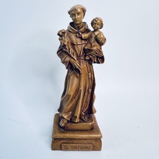 Vintage saint anthony statue - vintage,