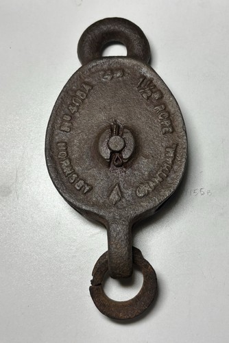 Vintage hornsby rope pulley - hornsby,