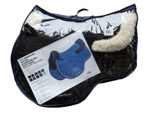 Premier Equine Close Contact Merino Wool European Saddle Pad - GP/Jump Black