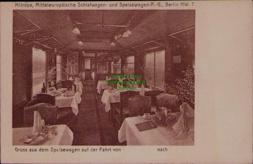 166572 postcard mitropa - 166572,