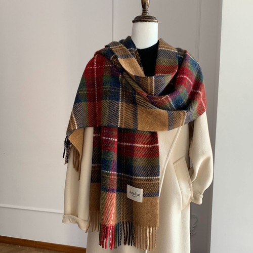 Cashmere blend scarf - cashmere,