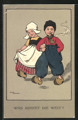 Artist postcard ethel - artist,