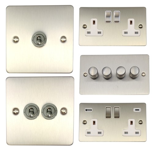 Flat plate brushed - flat,