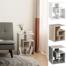 3-Tier Side End Table Open Shelves Storage Coffee Book Magazine Desk Living Room
