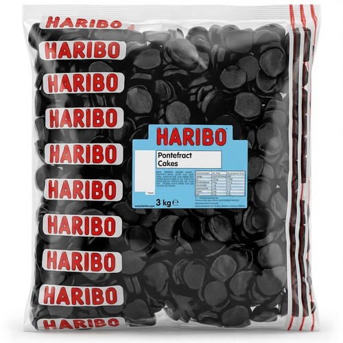 3kg haribo pontefract cakes - 3kg,