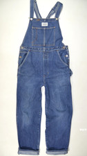 Vintage Levi's Silver Tab Carpenter Overalls size Medium M Denim Bibs Jeans mens