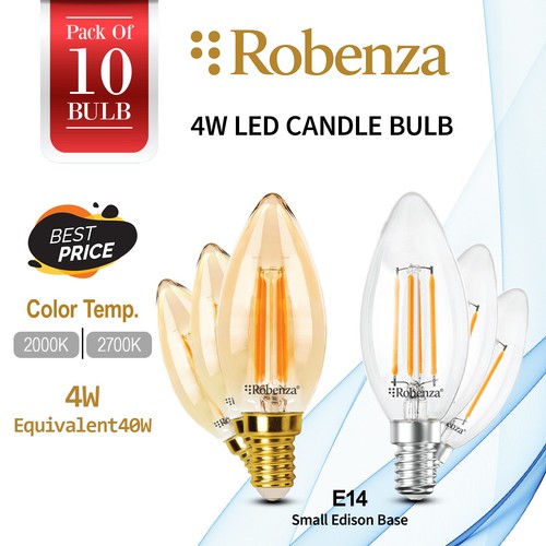 40w led filament e14 candle - led,