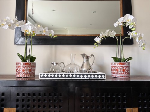 Oka indoor planter - white, and