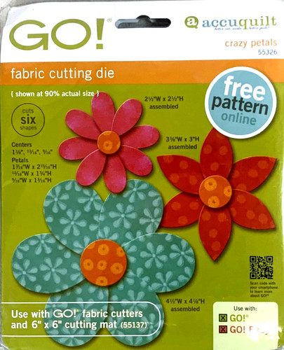 Accuquilt crazy petals - accuquilt, go!