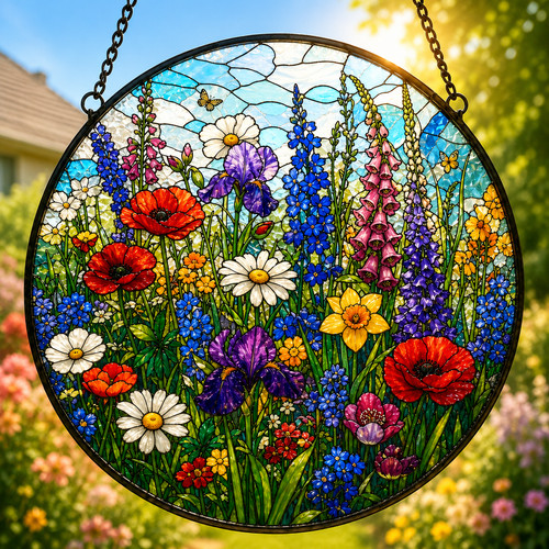 Stained glass effect acrylic - glass,
