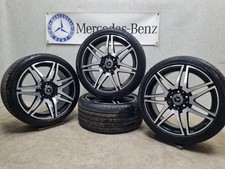 4x Refurbished Mercedes C Class genuine wheels 18″ AMG A2044010704 with tyres