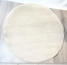 Round rug natural hand - round,
