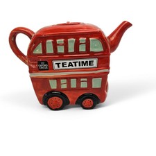 Teapot Red Double-Decker Bus  made in England. Oxford Circus
