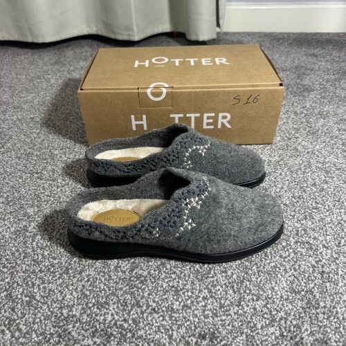 Hotter grey wide fit cuddle - wide,