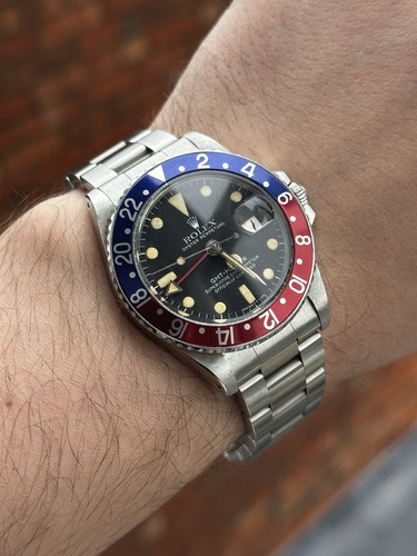 Rolex gmt master - 1675, pepsi