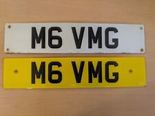 'M6 VMG'  Short Private Reg Number Plate, Personal Registration For Sale.