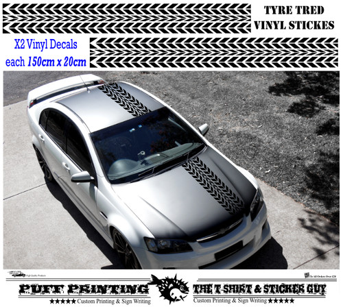 Tyre tread truck - tread, vinyl