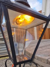 ornate street light top, fits cast iron lamppost, 70 w son, Victorian style