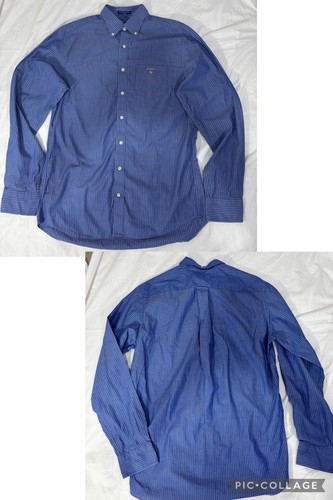 Gant mens blue - pin, striped