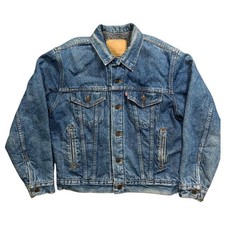Levi's 70506-0316 USA Made Denim Jacket Blanket Lined M Vintage F/S