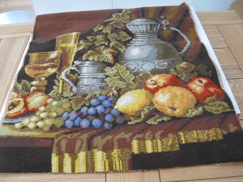 Vintage gobelin tapestry 1976 - vintage,