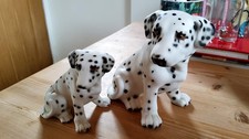 Regency Fine Art  Dalmation Dog With Pup Very Nice Cond No Issues