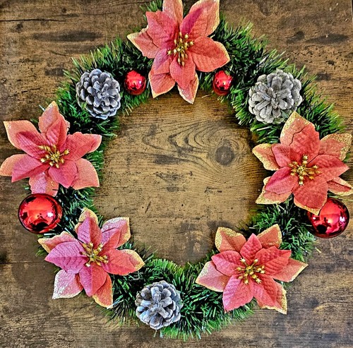 Artificial christmas wreath - christmas,