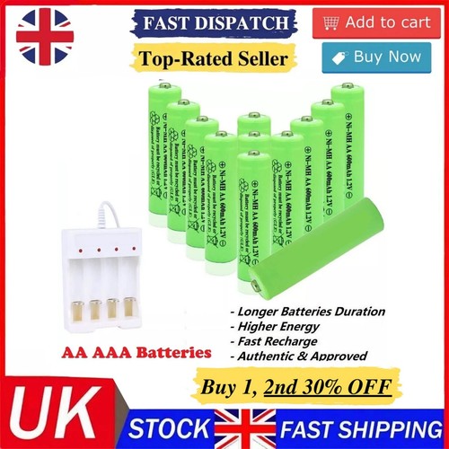 12x aaa rechargeable solar - aa,