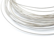 Fine Silver Round Cloisonné Wire 0.50mm X 3M Fully Annealed And Soft Craft Wire