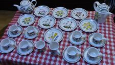 Portmeirion Botanic garden afternoon tea set for 8