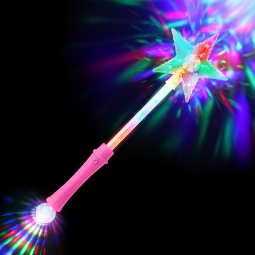 Large pink flashing - 3, star