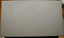 ALEXANDER McQUEEN GREY EMPTY LGE SHOE BOX + TISSUE PAPER DECOR STORAGE GIFTING