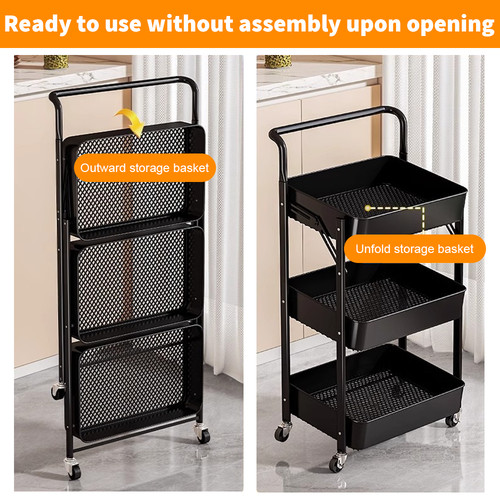 Tier kitchen trolley storage - tier,