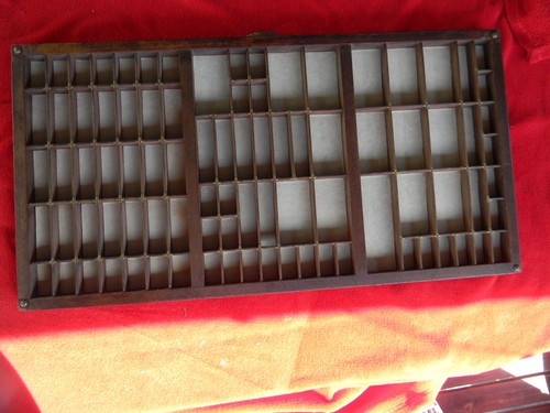 Vintage letterpress wooden - letterpress,