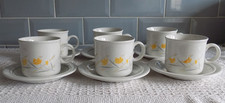 Vintage 1980's Yellow & Grey