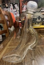 Clear Glass Stiletto Shoe