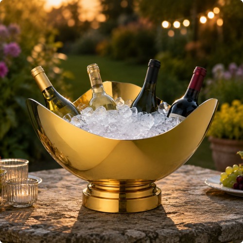 Stainless steel champagne - steel,