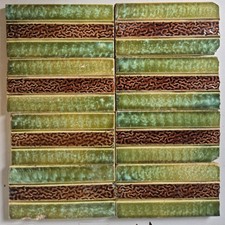 Antique fireplace spacer tiles