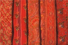 Picture Postcard__Red Paisley Welsh Quilts