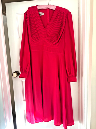 Stunning hobbs cerise neck - stunning, v-neck