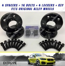 Black Wheel Spacers 12mm Fit