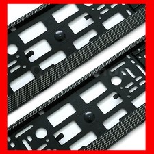 2 x CHECKERED Number Plate