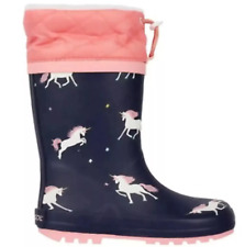 Kangol Kids Wellies Wellington Boots Cushioned Insole Size UK6 EU 23.5 Brand New