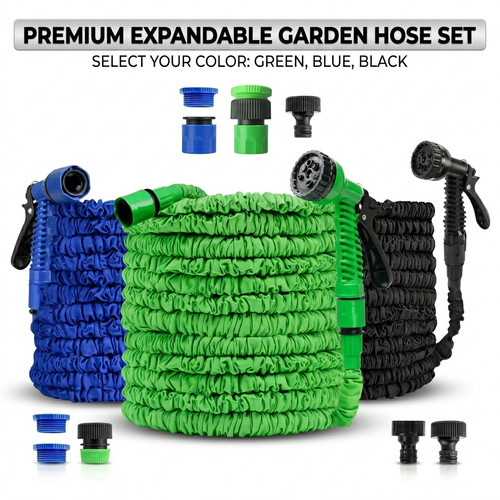 Expandable garden hose - hose, pipe