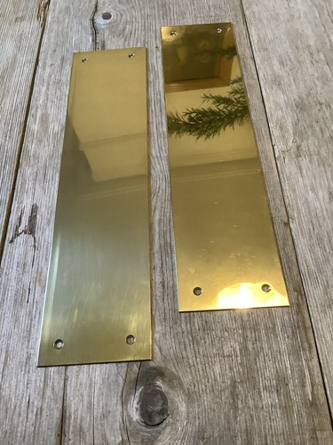 Pair reclaimed solid brass - of,