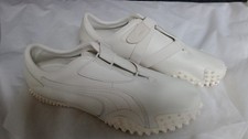 PUMA Mostro Leather Trainer Shoes in White / UK 9.5 - Brand New No Box...