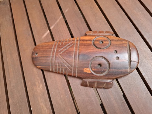 Vintage african wood - vintage,
